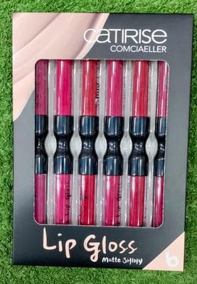 Premium Quality Lip Gloss Set 6 Shades Glossy Finish