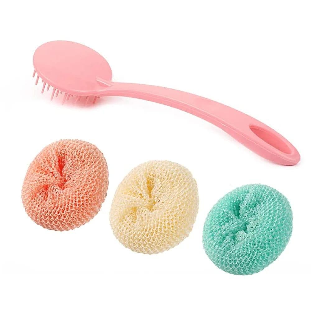 Stylish Cleaning Set with Brush & Fiber Balls
